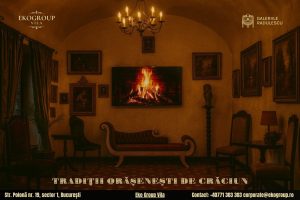 Obiceiuri de iarnă din Bucureștiul regal, evocate cu rafinament la expoziția Crăciunul anilor ’30 de la Eko Group Vila