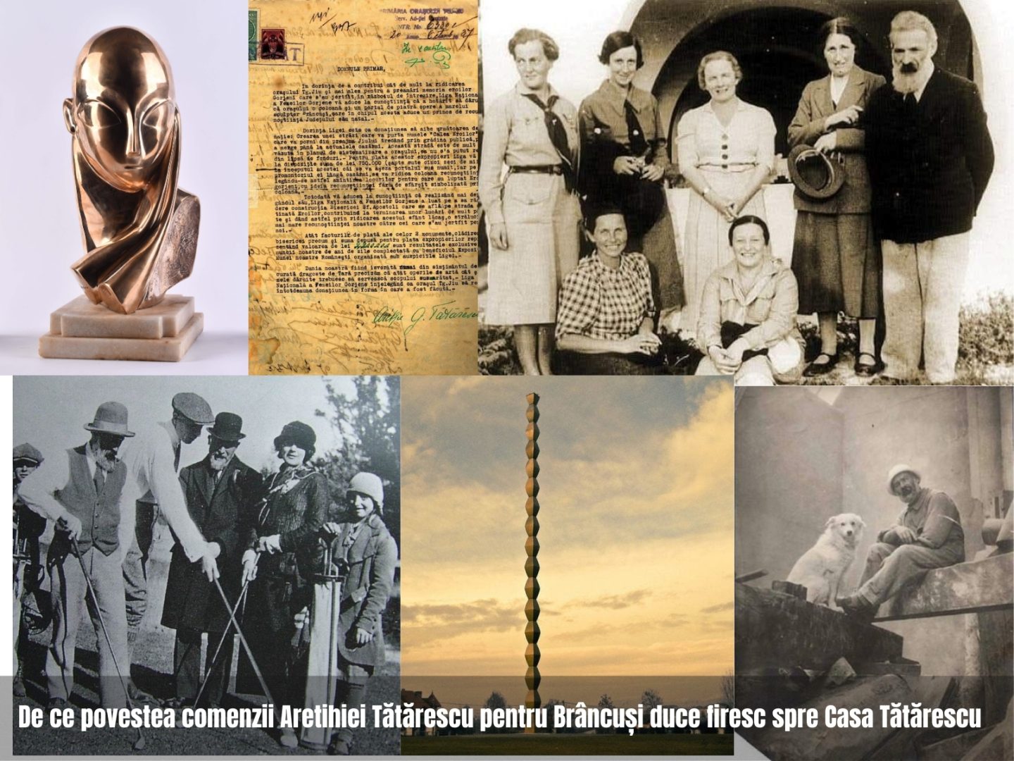 De ce povestea comenziilor Arethiei Tătărescu pentru Brâncuși duce firesc spre Casa Tătărescu